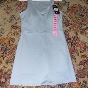Light Blue athletic Sleeveless Dress